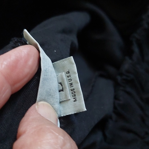 Bryn Walker High Rise Wide Leg Elastic Waist Pull On Pant Large Minimalist - Picture 5 of 7